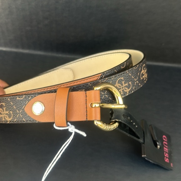 New GUESS Belt Woman Dark Brown - Picture 7 of 7